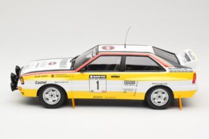 Audi Quattro A2 Audi Sport #1 W. Röhrl / C. Geistdörfer DNF Sanyo Rally of New Zealand 1984 Minichamps 1:18 155841101 Metalas - nuotrauka 3 iš 6