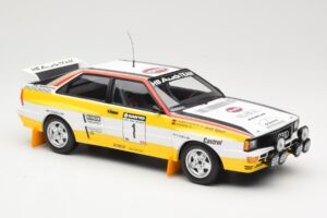 Audi Quattro A2 Audi Sport #1 W. Röhrl / C. Geistdörfer DNF Sanyo Rally of New Zealand 1984 Minichamps 1:18 155841101 Metalas - nuotrauka 4 iš 6