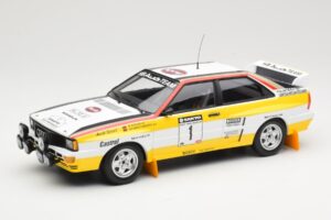Audi Quattro A2 Audi Sport #1 W. Röhrl / C. Geistdörfer DNF Sanyo Rally of New Zealand 1984 Minichamps 1:18 155841101 Metalas