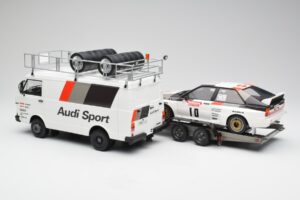 Audi Quattro A2 M. Mouton / F. Pons Tour de Corse 1983 Su VW LT35 Otto 1:18 OT418 Derva - nuotrauka 2 iš 6