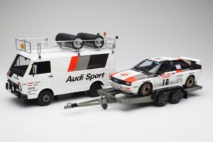 Audi Quattro A2 M. Mouton / F. Pons Tour de Corse 1983 Su VW LT35 Otto 1:18 OT418 Derva