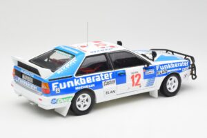 Audi Quattro A2 #12 H. Wittmann / R. Diekmann Safari Rally 1984 Sun Star 1:18 4246 Metalas - nuotrauka 3 iš 8