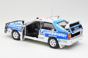 Audi Quattro A2 #12 H. Wittmann / R. Diekmann Safari Rally 1984 Sun Star 1:18 4246 Metalas - nuotrauka 5 iš 8
