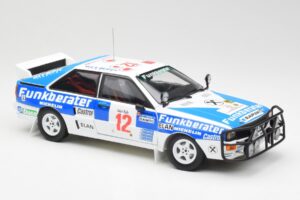 Audi Quattro A2 #12 H. Wittmann / R. Diekmann Safari Rally 1984 Sun Star 1:18 4246 Metalas - nuotrauka 6 iš 8