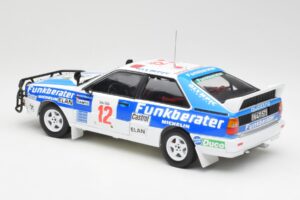 Audi Quattro A2 #12 H. Wittmann / R. Diekmann Safari Rally 1984 Sun Star 1:18 4246 Metalas - nuotrauka 7 iš 8