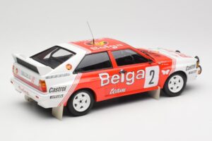 Audi Quattro A2 #2 B. Waldegård / H-T. Thorszelius Belga Team Winners Boucles de Spa 1985 Minichamps 1:18 155851102 Metalas - nuotrauka 2 iš 6