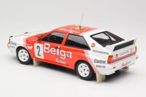 Audi Quattro A2 #2 B. Waldegård / H-T. Thorszelius Belga Team Winners Boucles de Spa 1985 Minichamps 1:18 155851102 Metalas - nuotrauka 5 iš 6