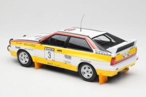 Audi Quattro A2 #3 S. Blomqvist / B. Cederberg Audi Sport Winners Sanyo Rally of New Zealand 1984 Minichamps 1:18 155841103 M - nuotrauka 5 iš 6