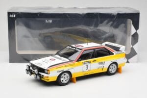 Audi Quattro A2 #3 S. Blomqvist / B. Cederberg Audi Sport Winners Sanyo Rally of New Zealand 1984 Minichamps 1:18 155841103 M - nuotrauka 6 iš 6