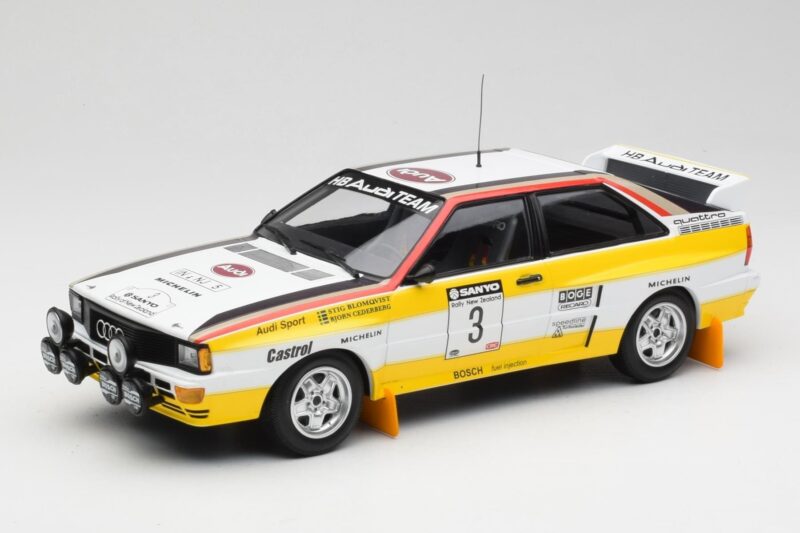 Audi Quattro A2 #3 S. Blomqvist / B. Cederberg Audi Sport Winners Sanyo Rally of New Zealand 1984 Minichamps 1:18 155841103 M