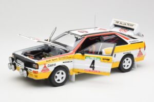 Audi Quattro A2 #4 W. Rohrl / C. Geistdorfer Rally de Portugal 1984 Sun Star 1:18 4224 Metalas - nuotrauka 2 iš 8