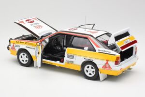 Audi Quattro A2 #4 W. Rohrl / C. Geistdorfer Rally de Portugal 1984 Sun Star 1:18 4224 Metalas - nuotrauka 5 iš 8