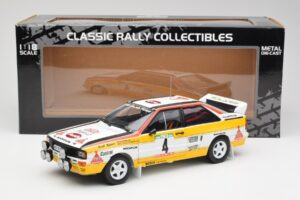 Audi Quattro A2 #4 W. Rohrl / C. Geistdorfer Rally de Portugal 1984 Sun Star 1:18 4224 Metalas - nuotrauka 8 iš 8
