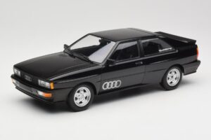 Audi Quattro Juodas Metalinis Minichamps 1:18 155016121 Metalas
