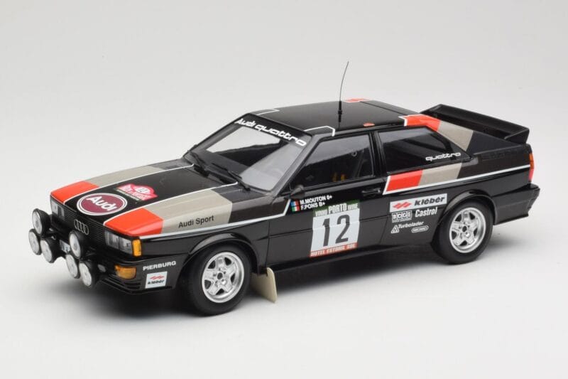 Audi Quattro #12 M. Mouton / F. Pons Audi Sport Rally de Portugal 1981 Minichamps 1:18 155811112 Metalas