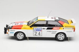 Audi Quattro #24 M. Demuth / M. Daniels Audi Sport Lombard RAC Rally 1982 Minichamps 1:18 155821124 Metalas - nuotrauka 3 iš 6