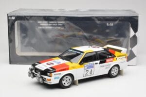 Audi Quattro #24 M. Demuth / M. Daniels Audi Sport Lombard RAC Rally 1982 Minichamps 1:18 155821124 Metalas - nuotrauka 6 iš 6