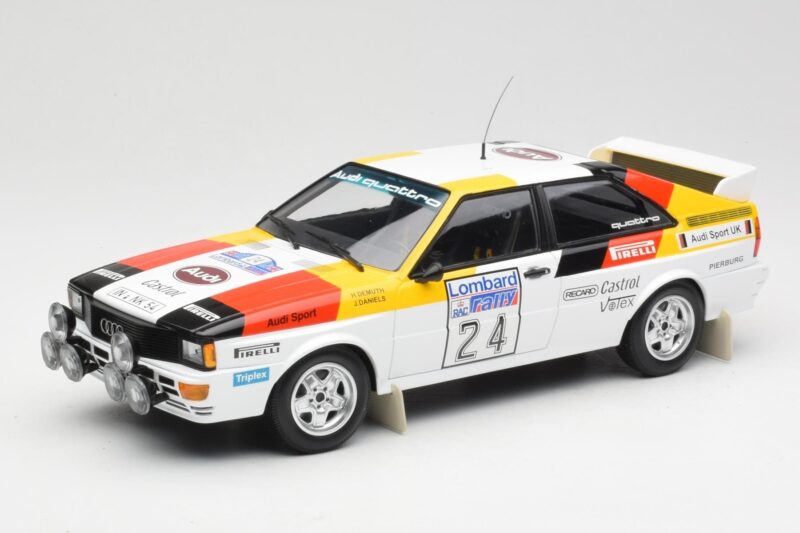Audi Quattro #24 M. Demuth / M. Daniels Audi Sport Lombard RAC Rally 1982 Minichamps 1:18 155821124 Metalas