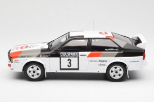 Audi Quattro #3 H. Mikkola / A. Hertz Rally Finland 1982 IXO 1:18 18RMC094A Metalas - nuotrauka 3 iš 6