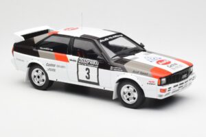 Audi Quattro #3 H. Mikkola / A. Hertz Rally Finland 1982 IXO 1:18 18RMC094A Metalas - nuotrauka 4 iš 6