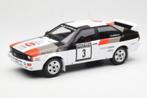 Audi Quattro #3 H. Mikkola / A. Hertz Rally Finland 1982 IXO 1:18 18RMC094A Metalas
