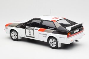 Audi Quattro #3 H. Mikkola / A. Hertz Rally Finland 1982 IXO 1:18 18RMC094A Metalas - nuotrauka 5 iš 6