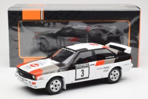 Audi Quattro #3 H. Mikkola / A. Hertz Rally Finland 1982 IXO 1:18 18RMC094A Metalas - nuotrauka 6 iš 6