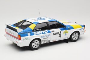 Audi Quattro #4 S. Blomqvist / B. Cederberg Audi Sport Sweden Winners International Swedish Rally 1982 Minichamps 1:18 155821 - nuotrauka 2 iš 6