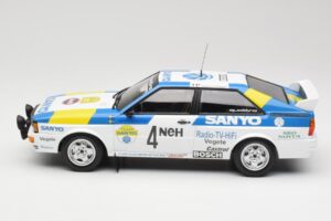 Audi Quattro #4 S. Blomqvist / B. Cederberg Audi Sport Sweden Winners International Swedish Rally 1982 Minichamps 1:18 155821 - nuotrauka 3 iš 6