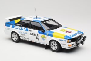 Audi Quattro #4 S. Blomqvist / B. Cederberg Audi Sport Sweden Winners International Swedish Rally 1982 Minichamps 1:18 155821 - nuotrauka 4 iš 6