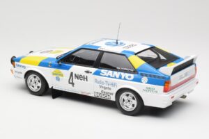 Audi Quattro #4 S. Blomqvist / B. Cederberg Audi Sport Sweden Winners International Swedish Rally 1982 Minichamps 1:18 155821 - nuotrauka 5 iš 6