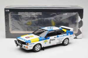 Audi Quattro #4 S. Blomqvist / B. Cederberg Audi Sport Sweden Winners International Swedish Rally 1982 Minichamps 1:18 155821 - nuotrauka 6 iš 6