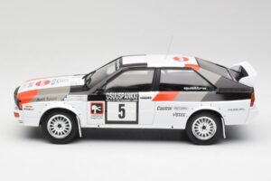 Audi Quattro #5 H. Mikkola / A. Hertz 1000 Lakes Rally 1982 IXO 1:18 18RMC094B Metalas - nuotrauka 3 iš 6