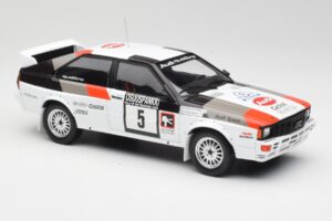 Audi Quattro #5 H. Mikkola / A. Hertz 1000 Lakes Rally 1982 IXO 1:18 18RMC094B Metalas - nuotrauka 4 iš 6