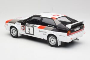 Audi Quattro #5 H. Mikkola / A. Hertz 1000 Lakes Rally 1982 IXO 1:18 18RMC094B Metalas - nuotrauka 5 iš 6