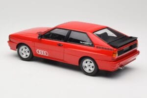 Audi Quattro Raudonas Minichamps 1:18 155016124 Metalas - nuotrauka 5 iš 6