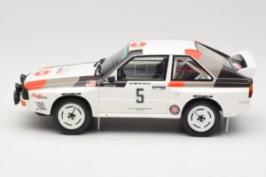 Audi Quattro Sport S1 #5 J. Buffum / N. Wilson Olympus Rally 1986 Otto 1:18 OT1159 Derva - nuotrauka 3 iš 6