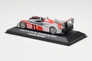 Audi R10 TDI #1 R. Capello / A. McNish / T. Kristensen 24 Hours of Le Mans 2007 Minichamps 1:43 5020700243 Metalas - nuotrauka 3 iš 4