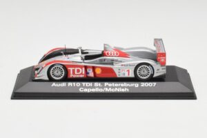 Audi R10 TDI #1 R. Capello / A. McNish / T. Kristensen 24 Hours of Le Mans 2007 Minichamps 1:43 5020700243 Metalas