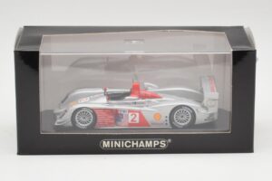 Audi R10 TDI #2 R. Capello / A. McNish Minichamps 1:43 AUDI002 Metalas - nuotrauka 4 iš 4