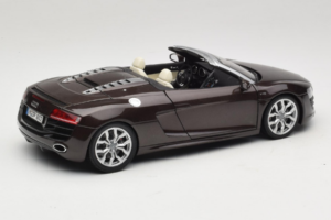 Audi R8 5.2 Spyder Teak Brown Kyosho 1:18 5010918525 Metalas - nuotrauka 3 iš 8