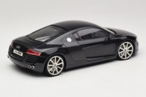 Audi R8 Juodas Kyosho 1:18 09213BK Metalas - nuotrauka 3 iš 8