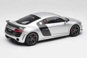 Audi R8 GT Type 42 Ice Sidabrinis Metallic Kyosho 1:18 09218IS Metalas - nuotrauka 3 iš 8