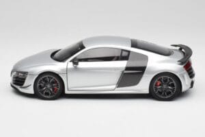 Audi R8 GT Type 42 Ice Sidabrinis Metallic Kyosho 1:18 09218IS Metalas - nuotrauka 4 iš 8