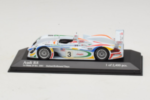 Audi R8 LMP #3 J. Herbert / R. Kelleners 24 Hours of Le Mans 2001 Minichamps 1:43 400010903 Metalas