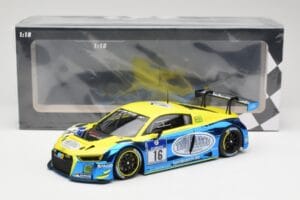 Audi R8 LMS #16 Twin Busch R. Rast / K. Busch 24h Nurburgring 2016 Minichamps 1:18 155161116 Metalas - nuotrauka 6 iš 6