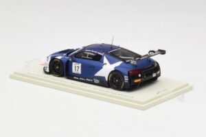 Audi R8 LMS GT3 #17 WRT M. Leonard / D. van der Linde / A. Riberas California 8 Hours 2018 Spark 1:43 US084 Derva - nuotrauka 3 iš 4
