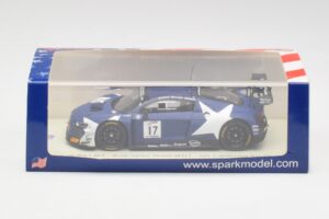 Audi R8 LMS GT3 #17 WRT M. Leonard / D. van der Linde / A. Riberas California 8 Hours 2018 Spark 1:43 US084 Derva - nuotrauka 4 iš 4