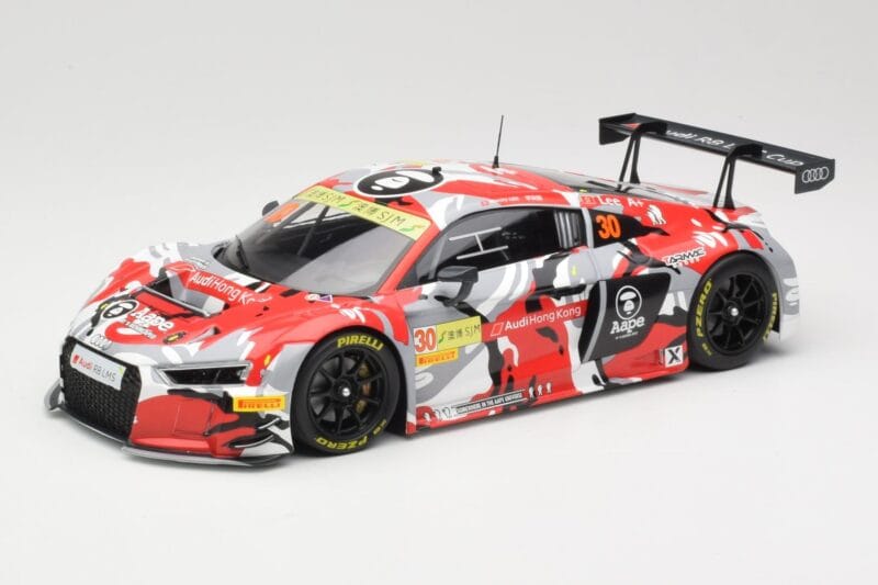 Audi R8 LMS #30 AAPE M. Lee FIA GT World Cup Macau 2015 Minichamps 1:18 155151130 Metalas