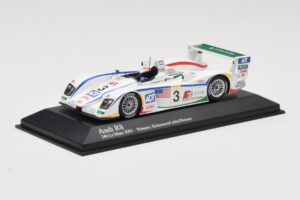Audi R8 LMP1 #3 J. Lehto / M. Werner / T. Kristensen 24 Hours of Le Mans Winner 2005 Minichamps 1:43 400051303 Metalas - nuotrauka 2 iš 4